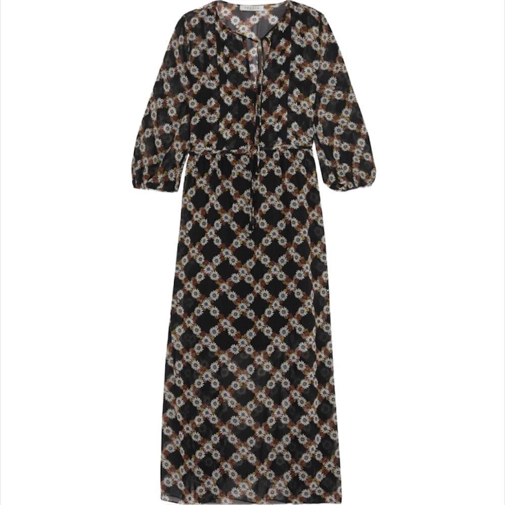 ‎Sandro Paris Floral Chiffon Dress - Picture 3 of 7